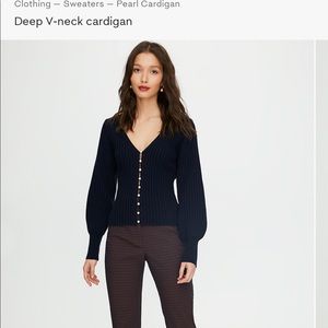 Pearl cardigan from aritzia brand new !!!